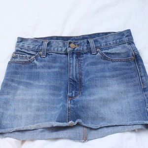 Free people jean skirt